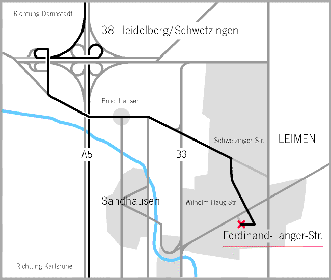 Straßenkarte